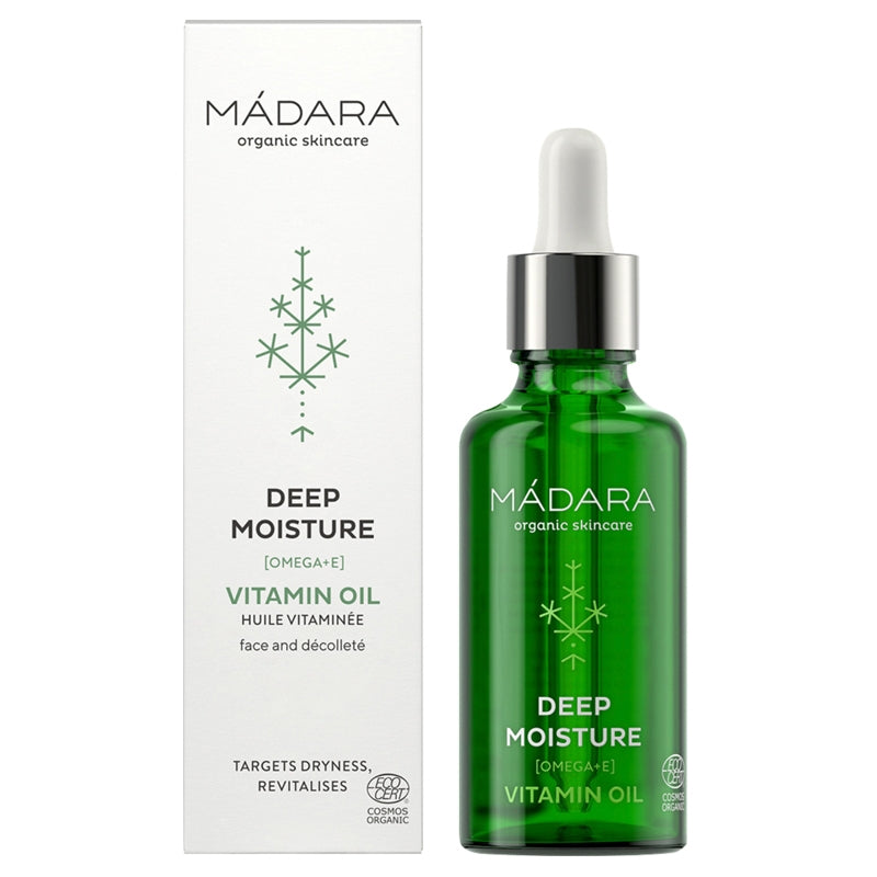 Bio-Vitaminöl mit Nachtkerze, Borretsch und Himbeere - 50 ml - Mádara