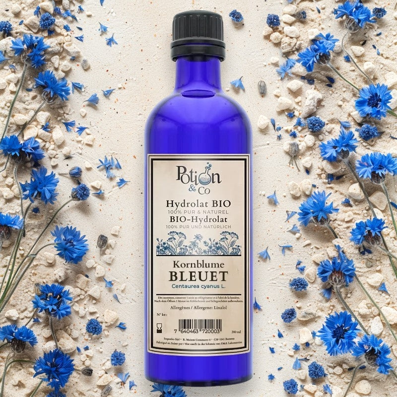 Hydrolat de bleuet BIO - 200ml - Potion & Co