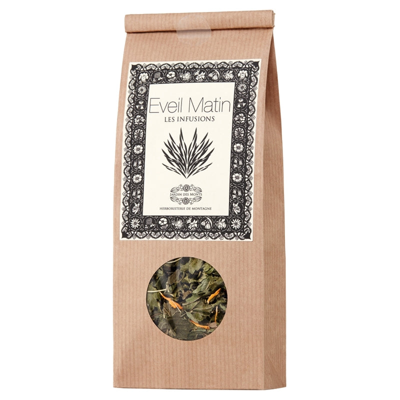 Bio-Aufguss zum Erwachen am Morgen – 40 g – Jardin des Monts