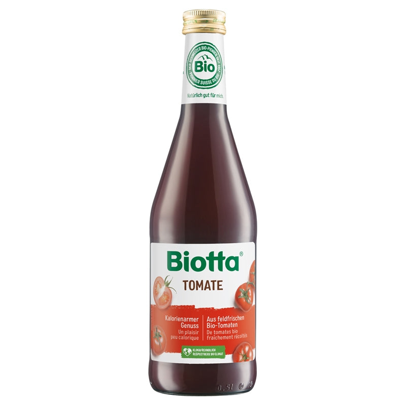 Bio-Tomatensaft mit Zitrone und Meersalz – 500 ml – Biotta