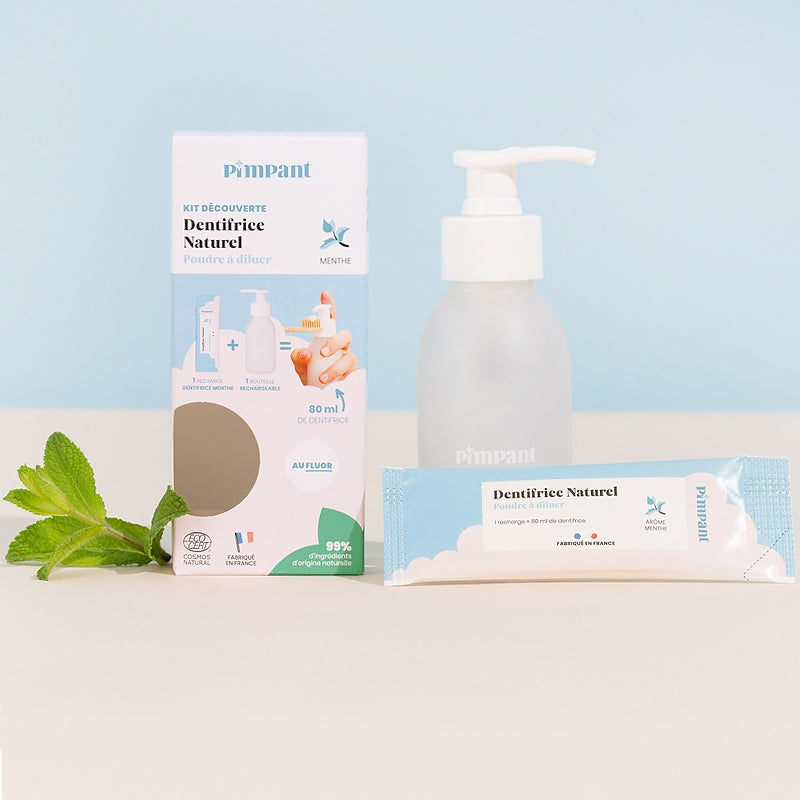 Kit découverte dentifrice menthe - Pimpant