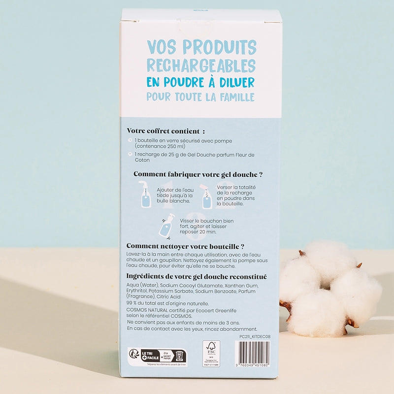 Cotton Flower Duschgel-Entdeckungsset - Pimpant