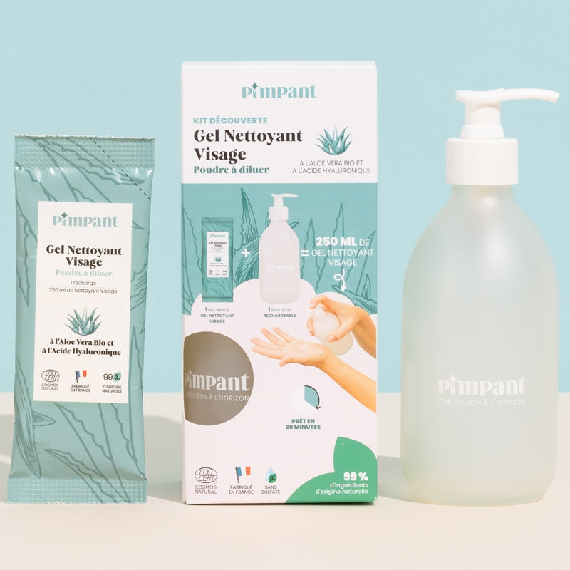 Pimpant Aloe Vera Gesichtsreinigungsgel-Entdeckungsset