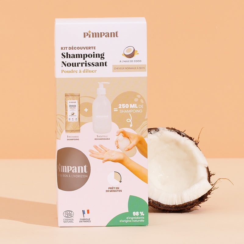 Kit découverte shampooing nourrissant coco - Pimpant