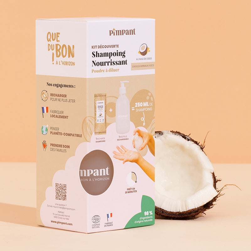 Kit découverte shampooing nourrissant coco - Pimpant