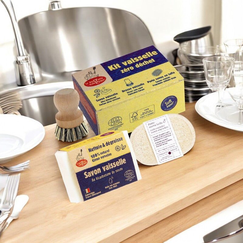 Kit vaisselle zéro déchet - La droguerie écologique