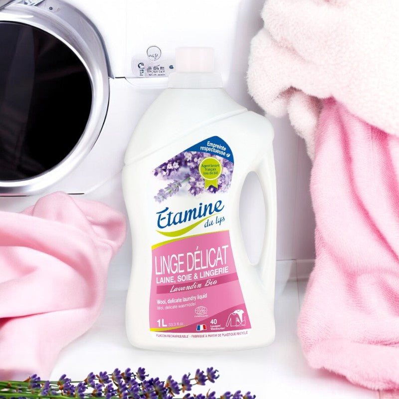 Umweltfreundliches Woll- und Feinwaschmittel mit Lavendel - 1L - Etamine du Lys
