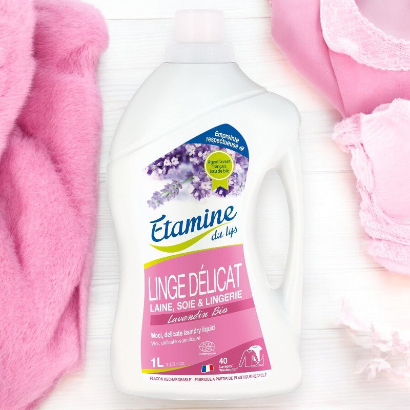 Umweltfreundliches Woll- und Feinwaschmittel mit Lavendel - 1L - Etamine du Lys
