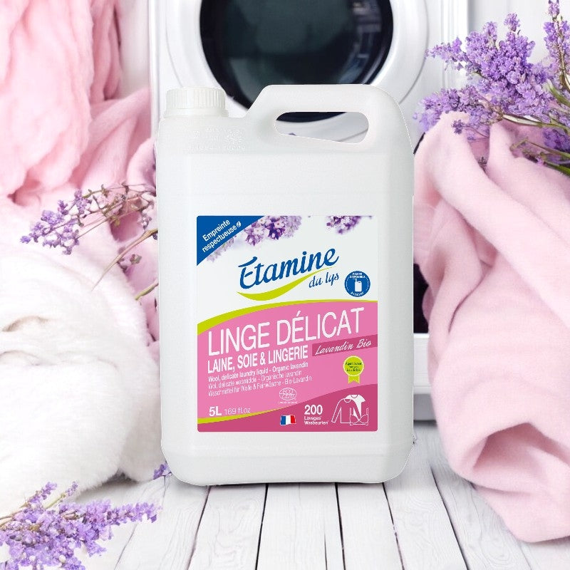 Umweltfreundliches Woll- und Feinwaschmittel mit Lavendel - 5L - Etamine du Lys