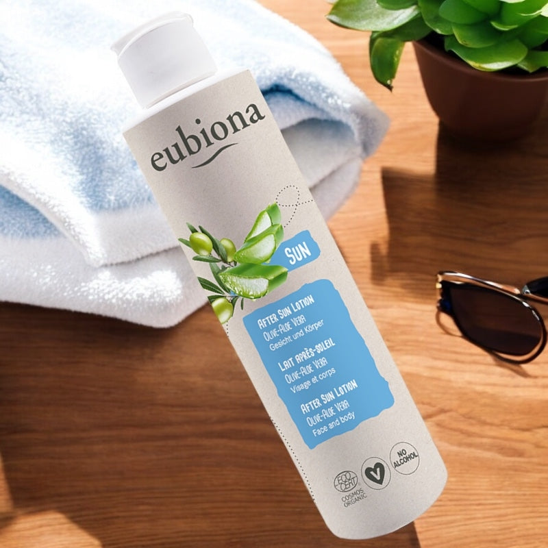 Lait après-soleil BIO olive & aloe vera - 200ml - Eubiona