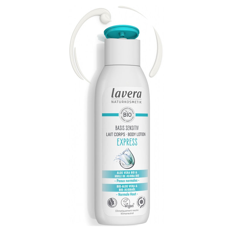 Lait corps express BIO ﻿jojoba & aloe vera - 250ml - Lavera