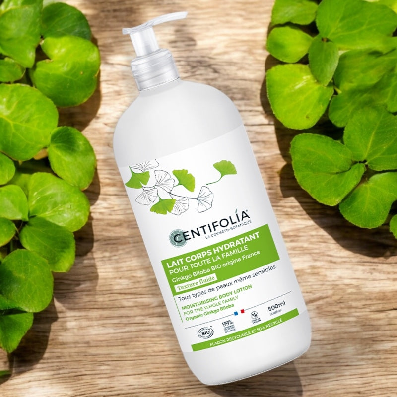 Lait corps hydratant famille bio ginkgo biloba 400 ml centifolia 3