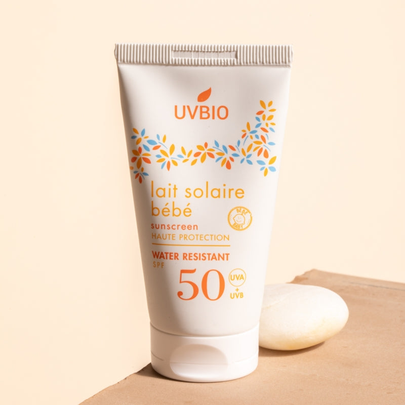 Lait solaire bébé BIO IP 50 - 50ml - UVBIO