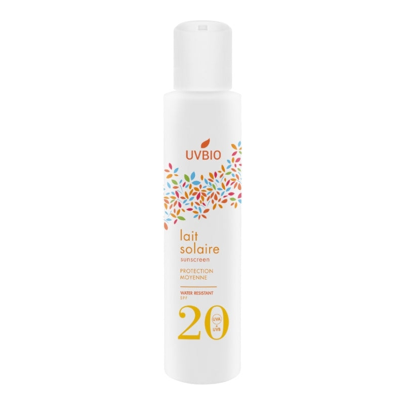 Lait solaire visage & corps BIO IP 20 - 100ml - UVBIO