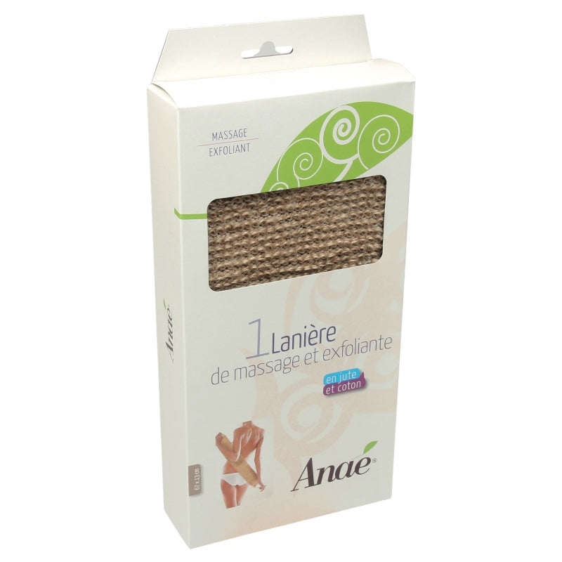 Massage- und Peeling-Gurt aus Jute und Bio-Baumwolle - Anaé