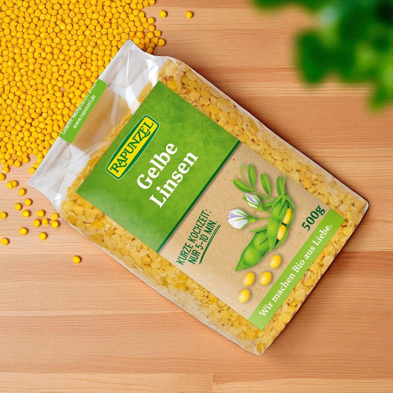 Bio-Gelbe Linsen - 500 g - Rapunzel