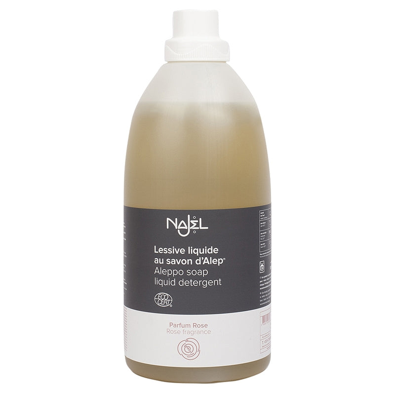 Lessive liquide au savon d'Alep parfum rose - 2l - Najel