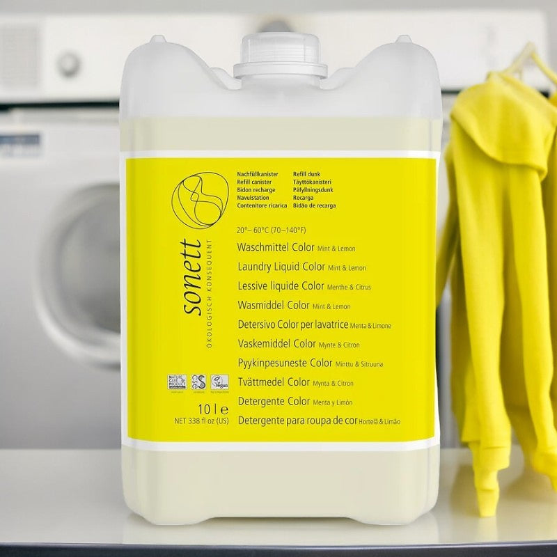 ECO Flüssigwaschmittel Minze &amp; Zitronengras - 10L - Sonett