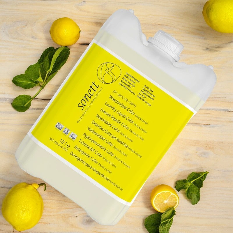 ECO Flüssigwaschmittel Minze &amp; Zitronengras - 10L - Sonett