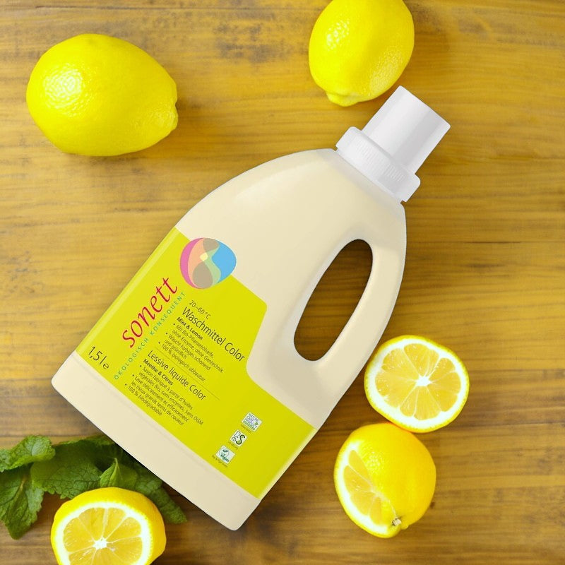 ECO Flüssigwaschmittel Minze &amp; Zitronengras - 1,5 l - Sonett