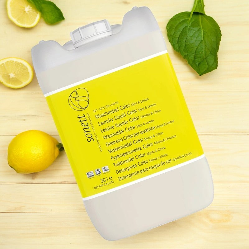 ECO Flüssigwaschmittel Minze und Zitronengras – 20 l – Sonett