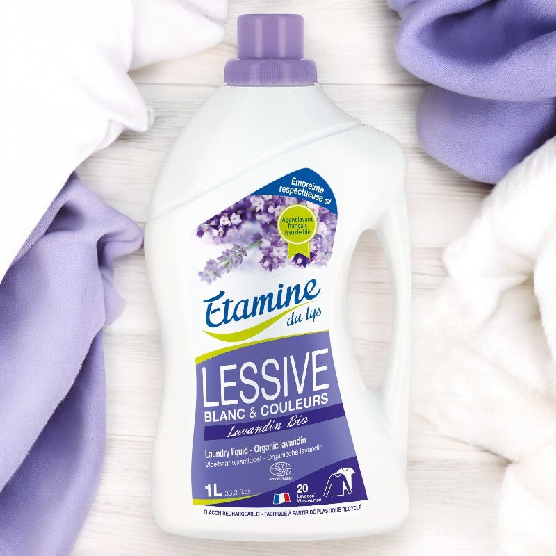 Umweltfreundliches Flüssigwaschmittel mit Lavendelduft - 1L - Etamine du Lys