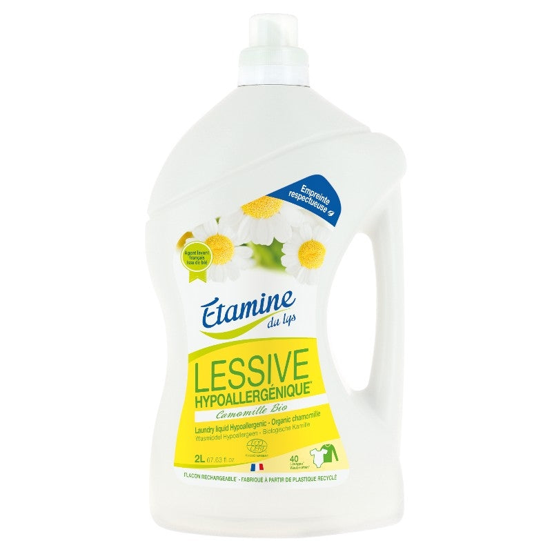 Umweltfreundliches, hypoallergenes Flüssigwaschmittel mit Kamille - 2L - Etamine du Lys