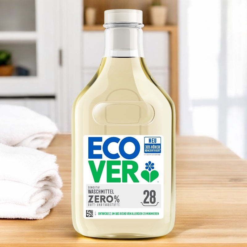 Umweltfreundliches, duftstofffreies Flüssigwaschmittel – 1 l – Ecover