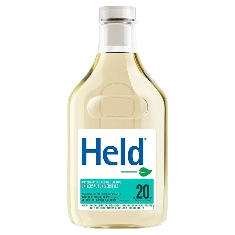 Umweltfreundliches Universal-Flüssigwaschmittel mit Hibiskus und Jasmin – 1 l – Held