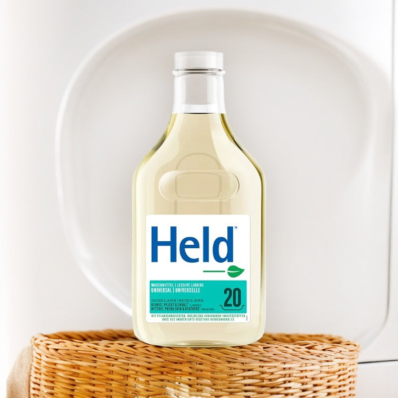 Umweltfreundliches Universal-Flüssigwaschmittel mit Hibiskus und Jasmin – 1 l – Held