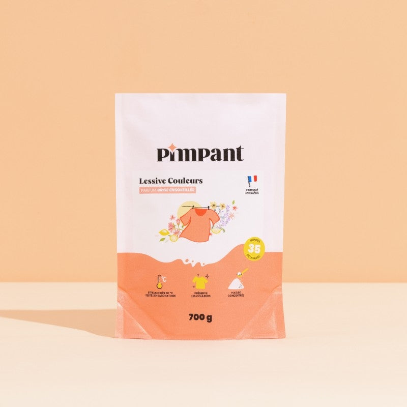 Lessive poudre couleur brise ensoleillee eco 700 g pimpant 3