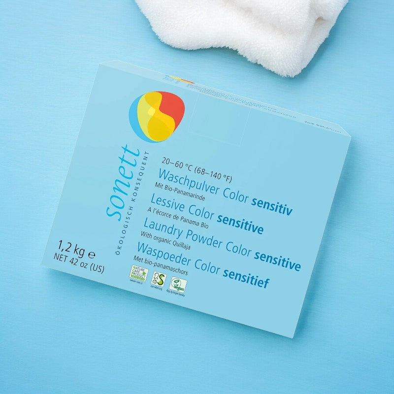 Sonett Sensitive Color Unparfümiertes ECO-Waschpulver - 1,2 kg