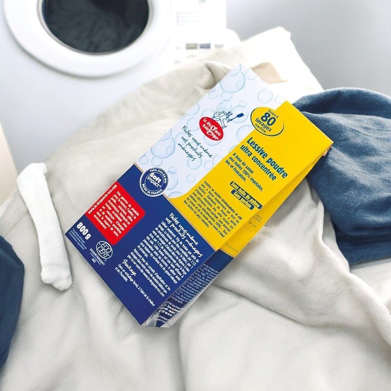 Hochkonzentriertes Waschpulver – 800 g – Die umweltfreundliche Drogerie