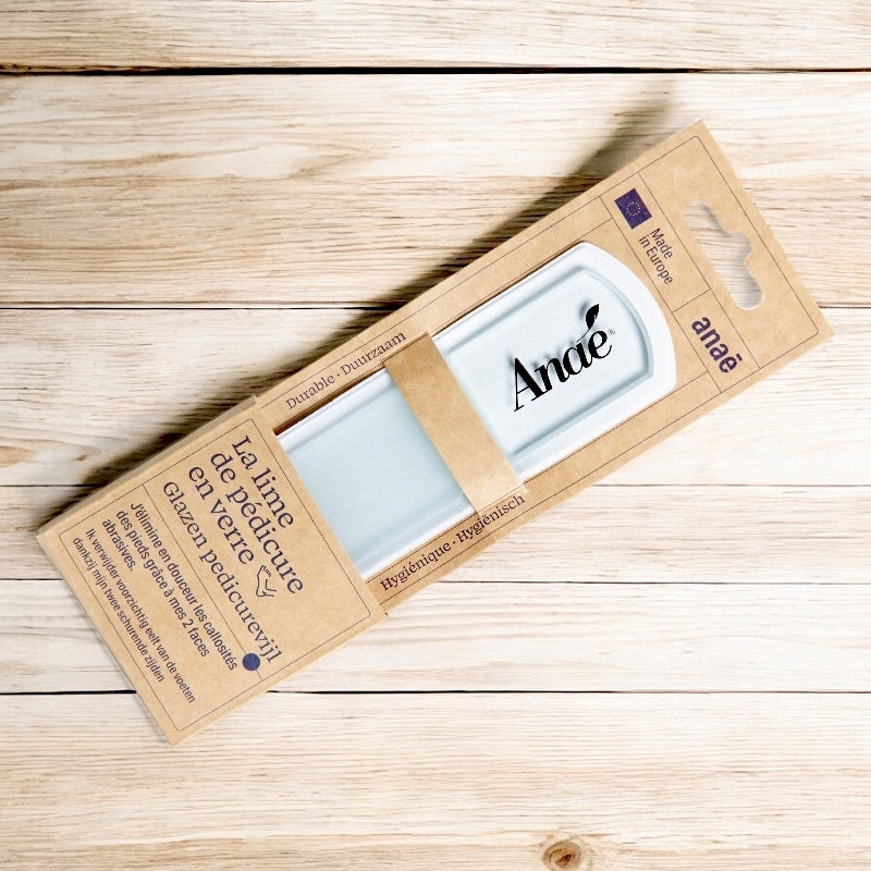 Lime & râpe en verre pour les pieds - Anaé