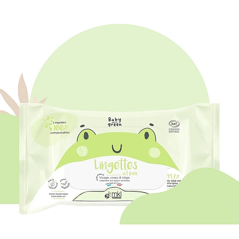 Natürliche Baby-Feuchttücher – 56 Stück – MKL Green Nature