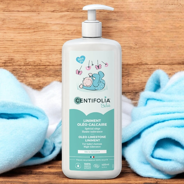 Liniment oléo-calcaire bébé BIO aloe vera 485ml | Centifolia