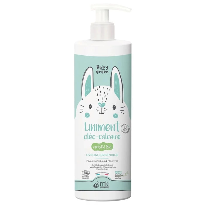 Liniment oléo-calcaire bébé BIO olive 400ml | MKL Green Nature