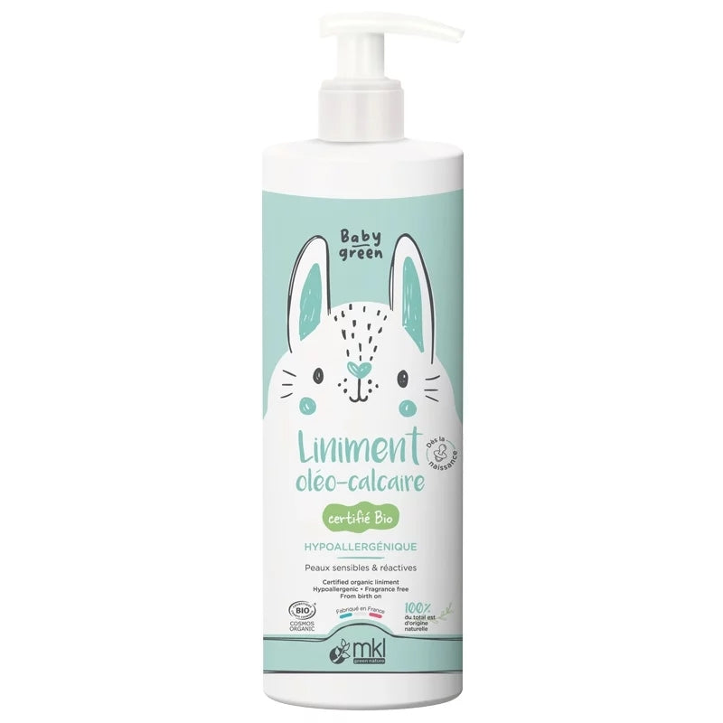 Liniment oléo-calcaire bébé BIO olive - 400ml - MKL Green Nature