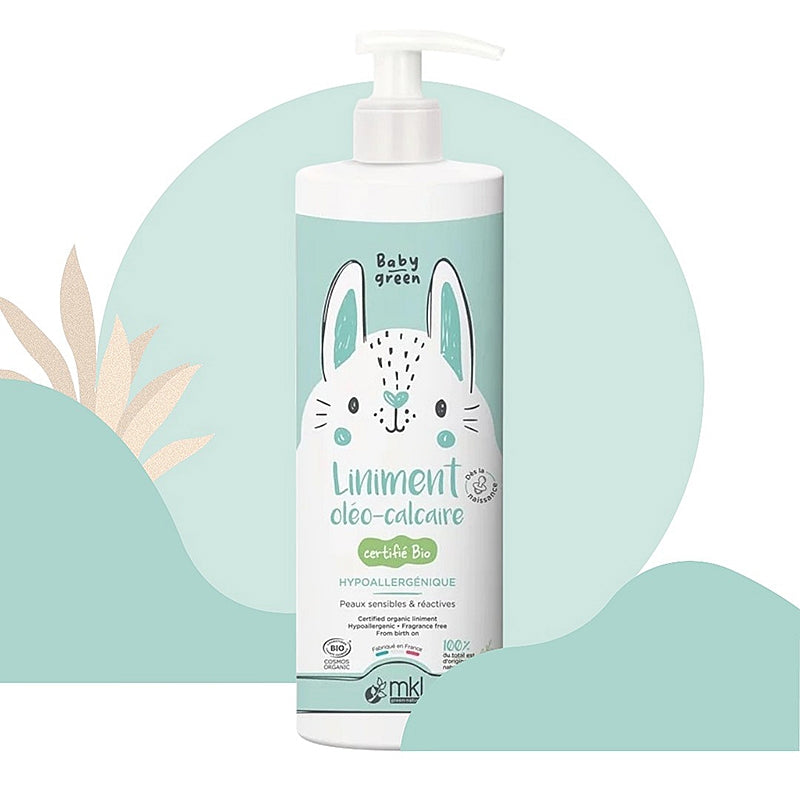 Liniment oléo-calcaire bébé BIO olive - 400ml - MKL Green Nature