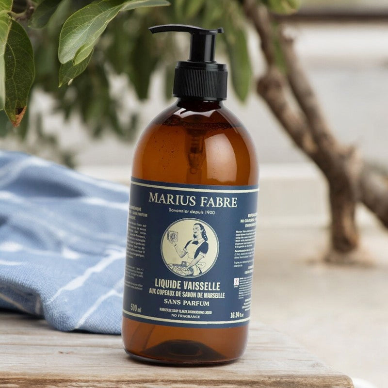 Liquide vaisselle aux copeaux de savon de marseille 500 ml marius fabre 3