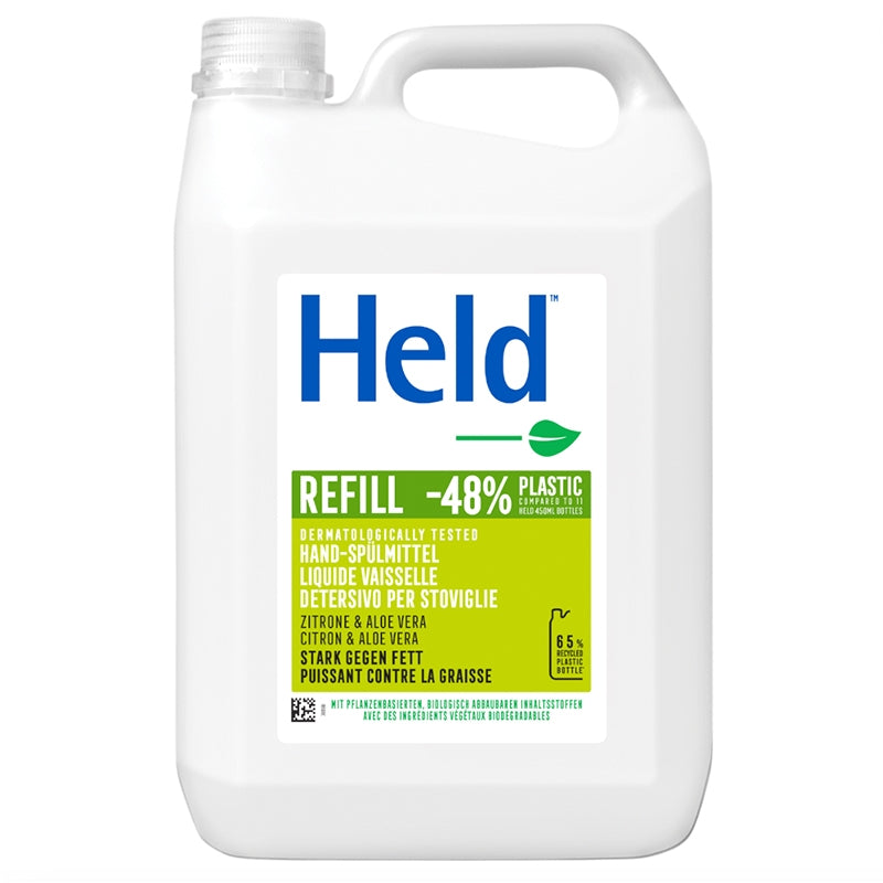 Liquide vaisselle écologique citron & aloe vera - 5l - Held