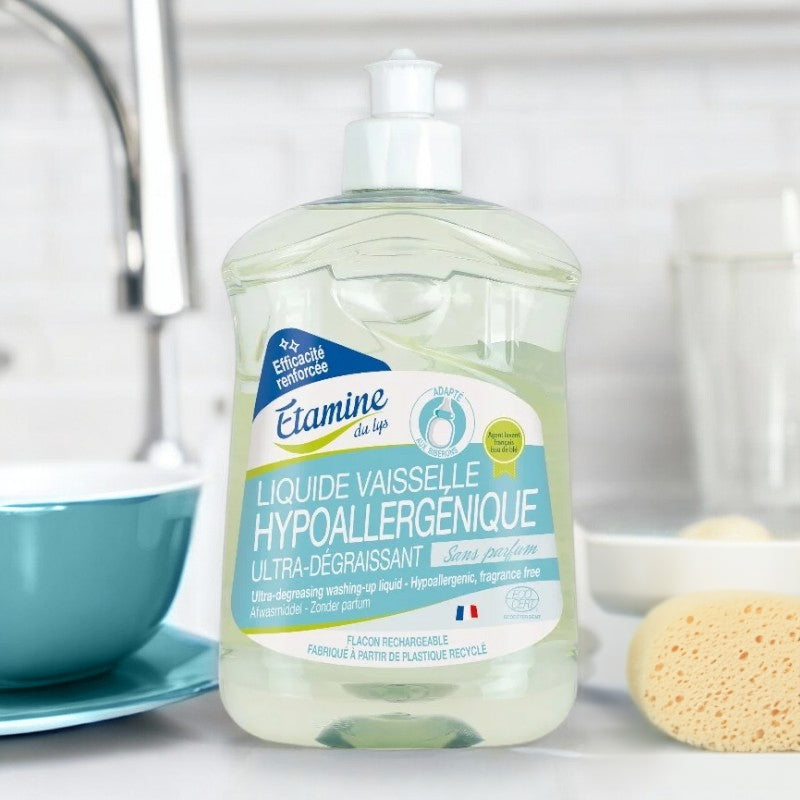 Ultra-entfettendes, hypoallergenes Geschirrspülmittel - 500 ml - Etamine du Lys