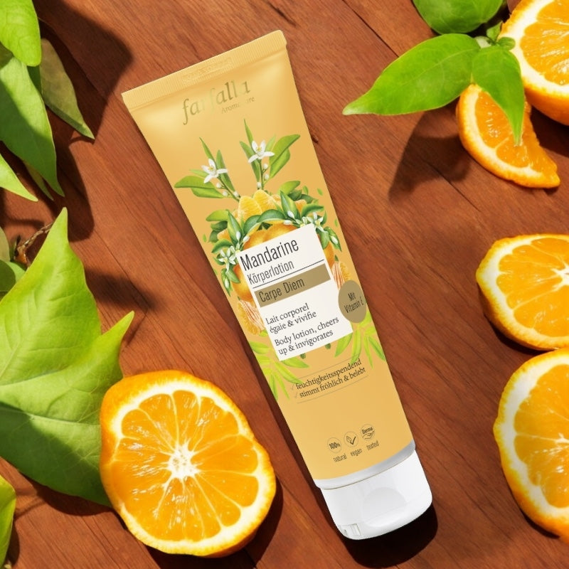 Feuchtigkeitsspendende Bio-Mandarinen-Körperlotion – 150 ml – Farfalla