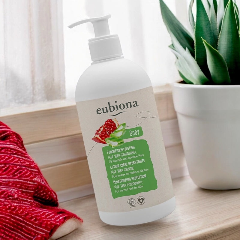 Lotion corps hydratante bio aloe vera grenade 500 ml eubiona 3