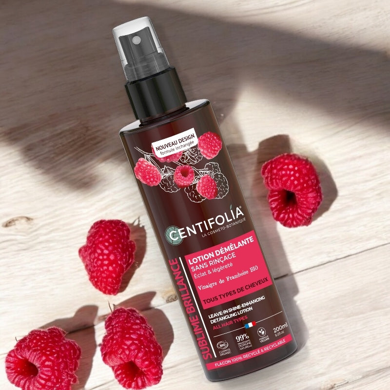 Bio-Entwirrungslotion mit Himbeeressig – 200 ml – Centifolia