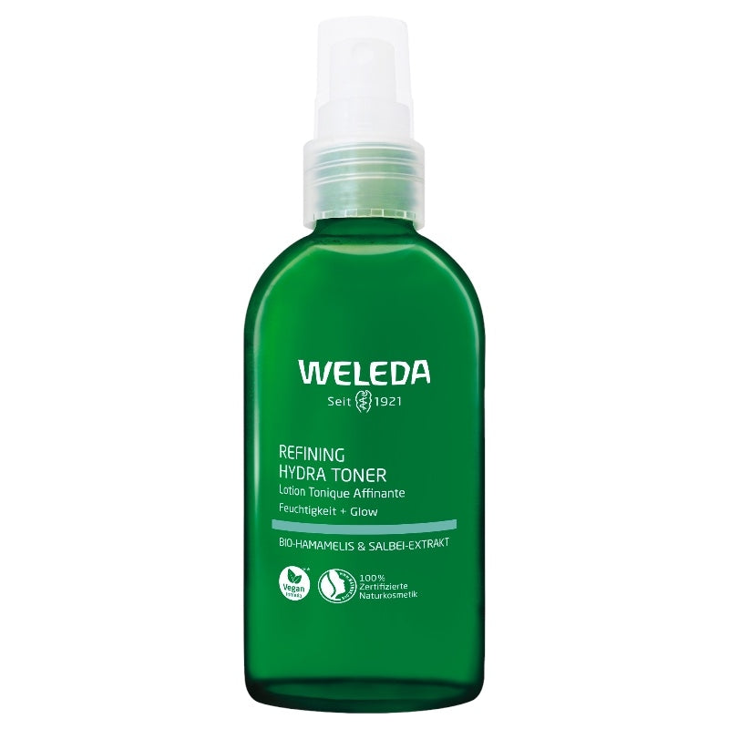 Bio-Gesichtslotion zur Verfeinerung des Hautbildes mit Hamamelis und Salbei – 150 ml – Weleda