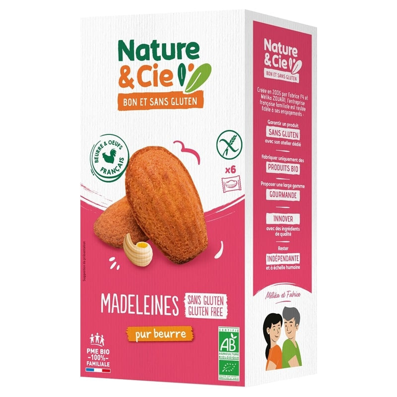 Bio-Madeleines aus reiner Butter – 150 g – Nature&amp;Cie