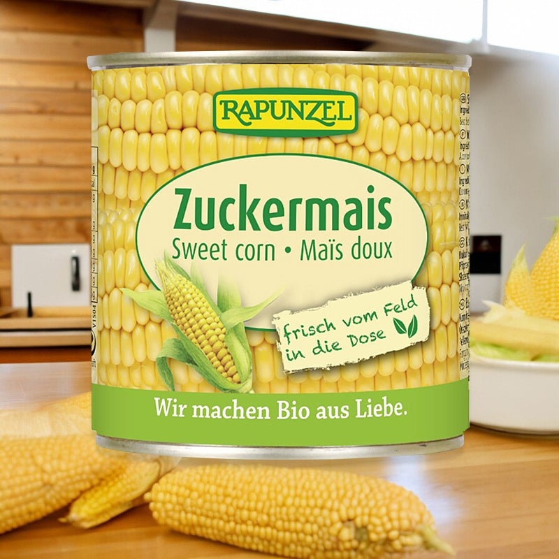 Maïs doux en conserve BIO - 340g - Rapunzel