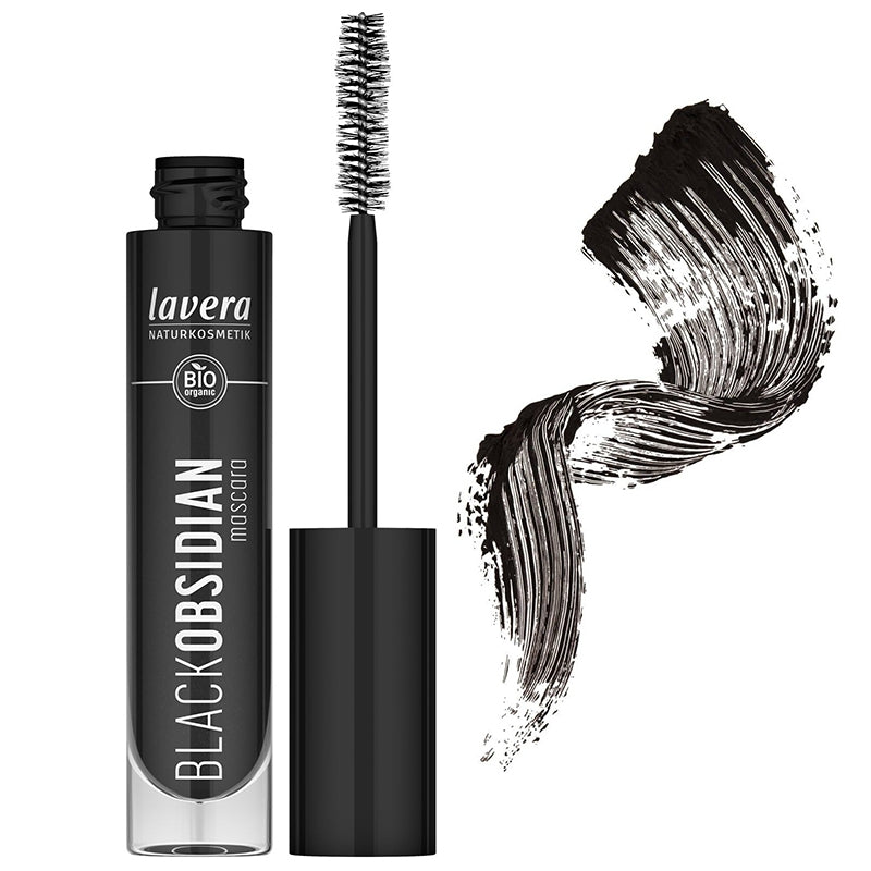 Bio-Mascara für Definition und Volumen, Schwarzer Obsidian – 10 ml – Lavera