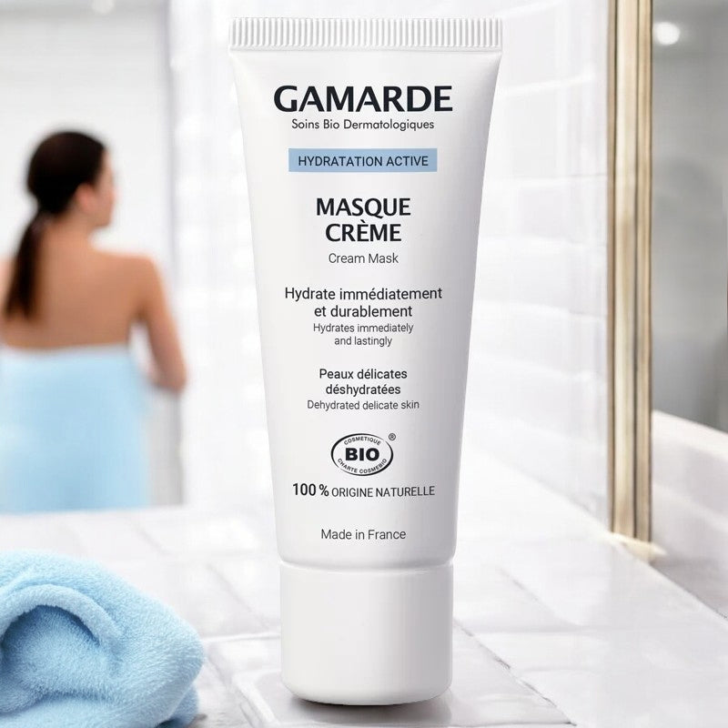 Masque crème BIO argan & eau thermale - 40g - Gamarde